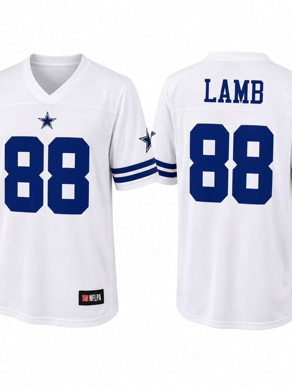 NWT Dallas Cowboys CeeDee Lamb #88 NFL Team Apparel Jersey Men’s XL White